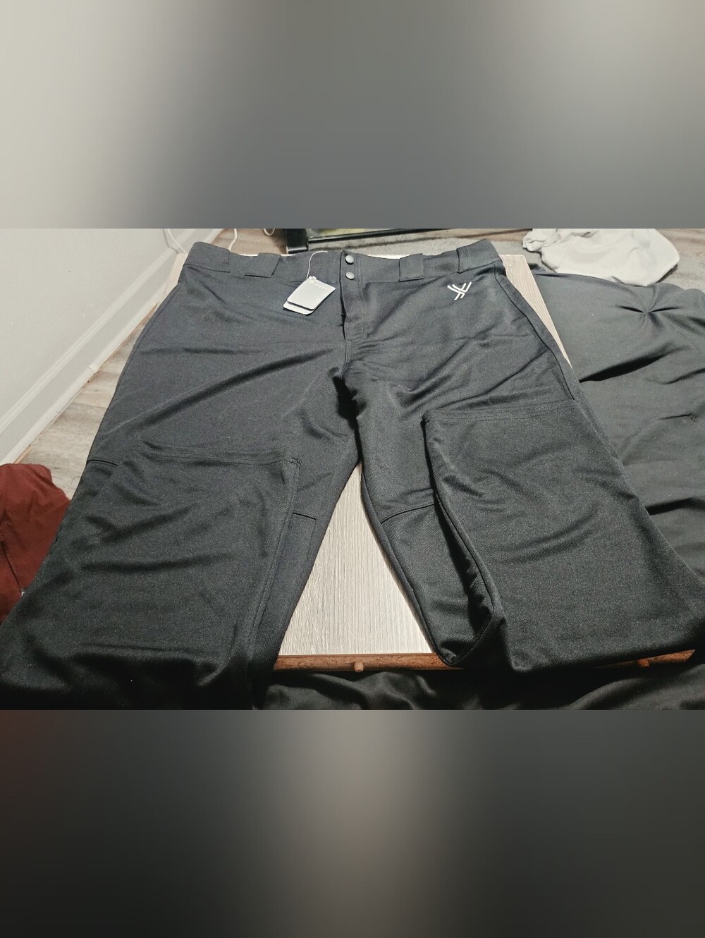 NWT Youper button up Softball/baseball pants black size XL